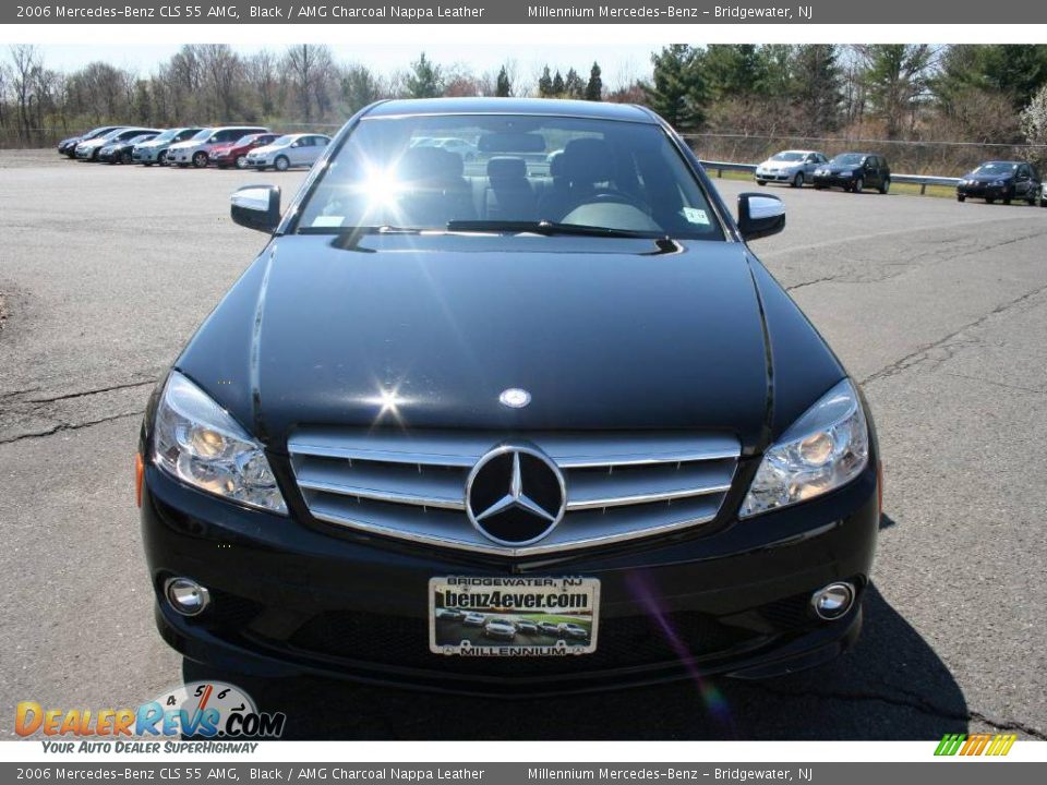 2006 Mercedes-Benz CLS 55 AMG Black / AMG Charcoal Nappa Leather Photo #2