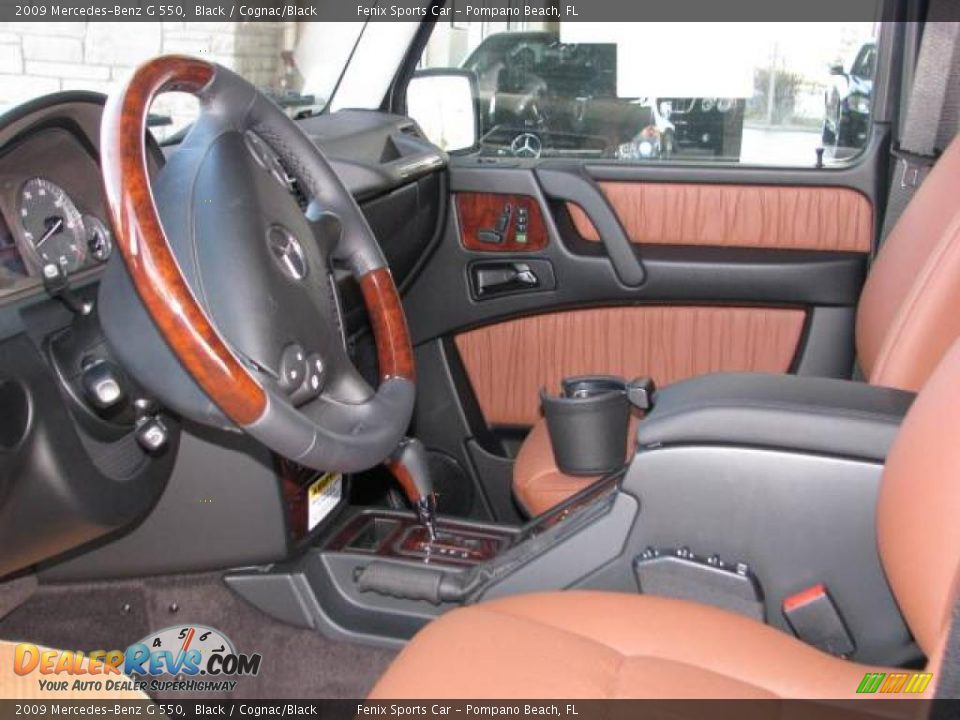 2009 Mercedes-Benz G 550 Black / Cognac/Black Photo #3