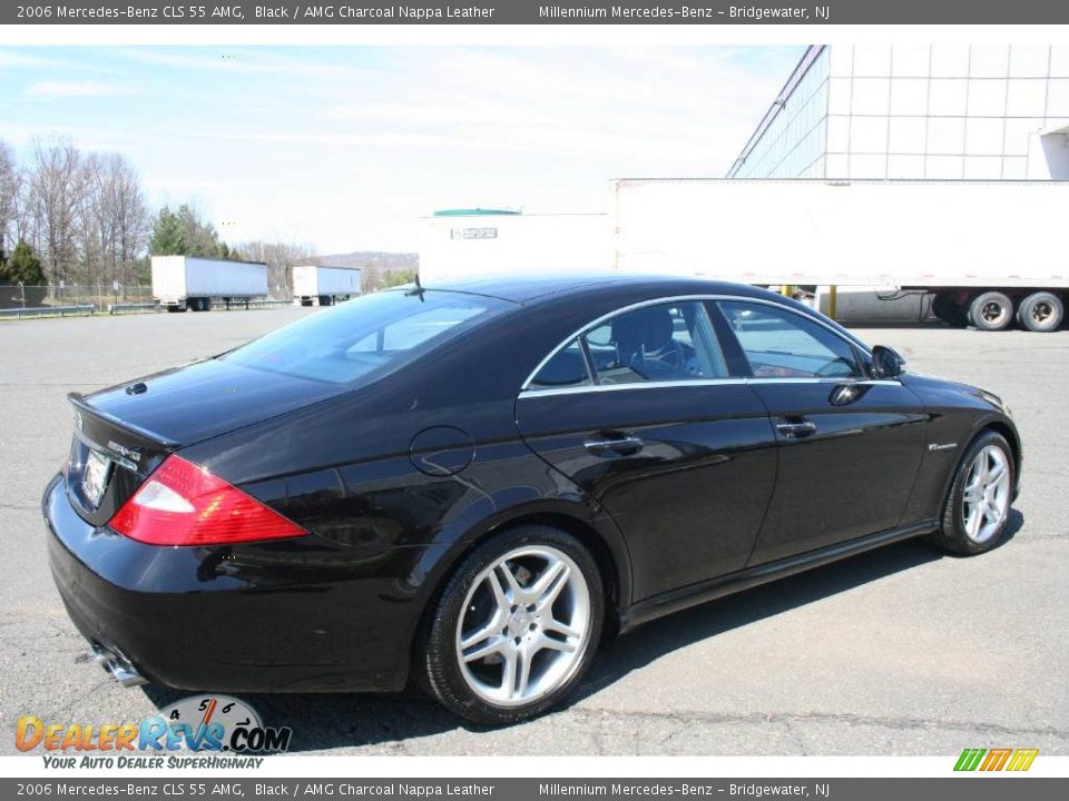 2006 Mercedes-Benz CLS 55 AMG Black / AMG Charcoal Nappa Leather Photo #5