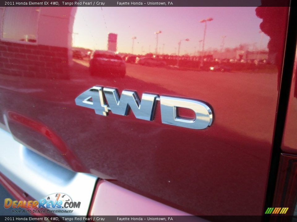 2011 Honda Element EX 4WD Tango Red Pearl / Gray Photo #18