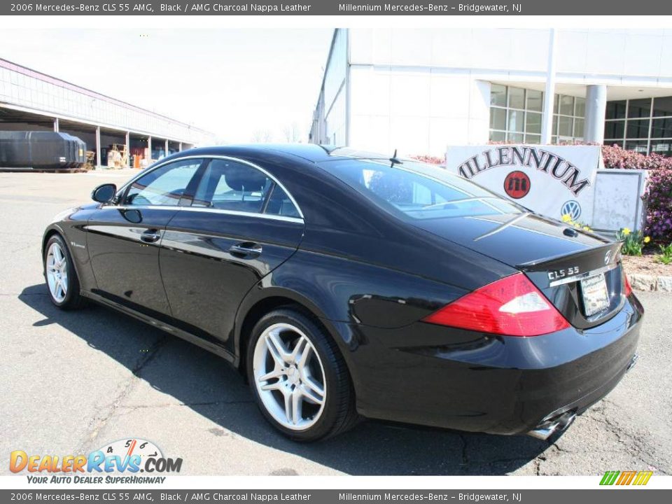 2006 Mercedes-Benz CLS 55 AMG Black / AMG Charcoal Nappa Leather Photo #7