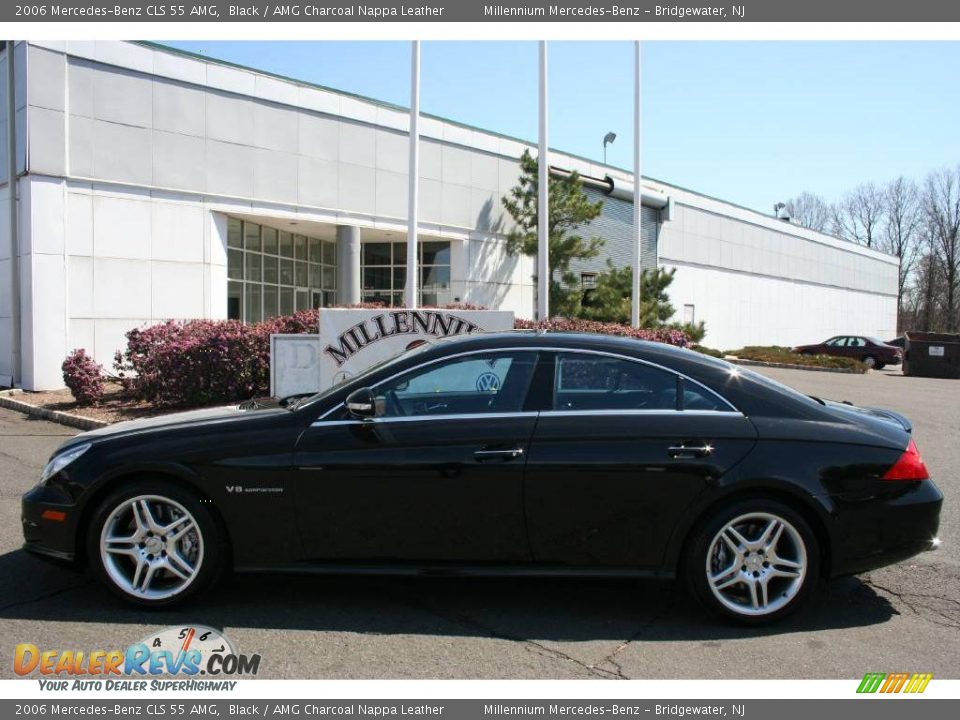 2006 Mercedes-Benz CLS 55 AMG Black / AMG Charcoal Nappa Leather Photo #8