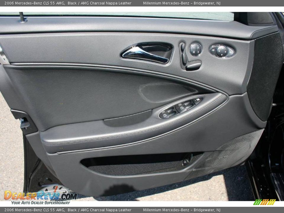 2006 Mercedes-Benz CLS 55 AMG Black / AMG Charcoal Nappa Leather Photo #9