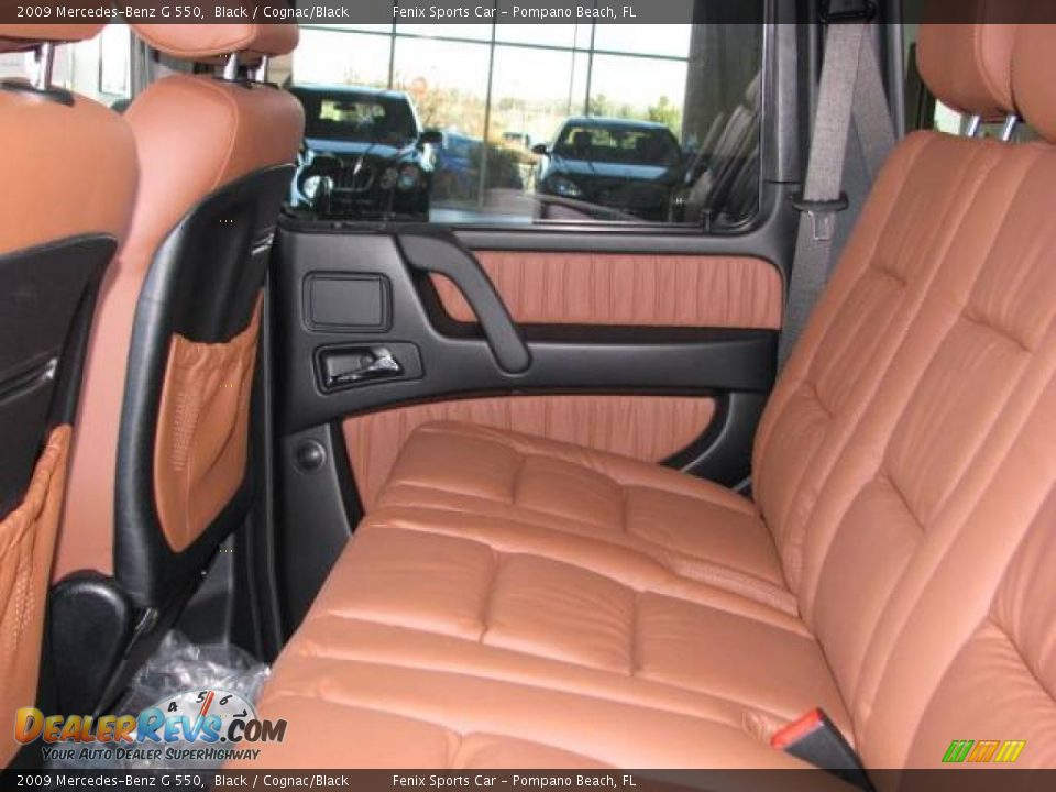 2009 Mercedes-Benz G 550 Black / Cognac/Black Photo #7