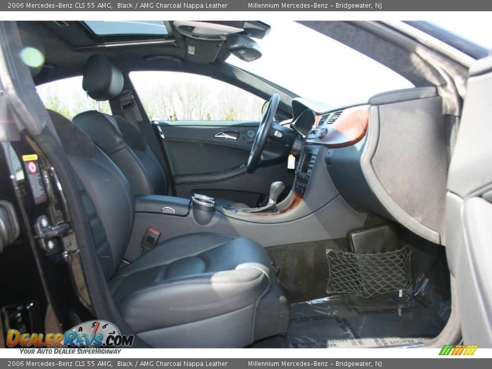 2006 Mercedes-Benz CLS 55 AMG Black / AMG Charcoal Nappa Leather Photo #12