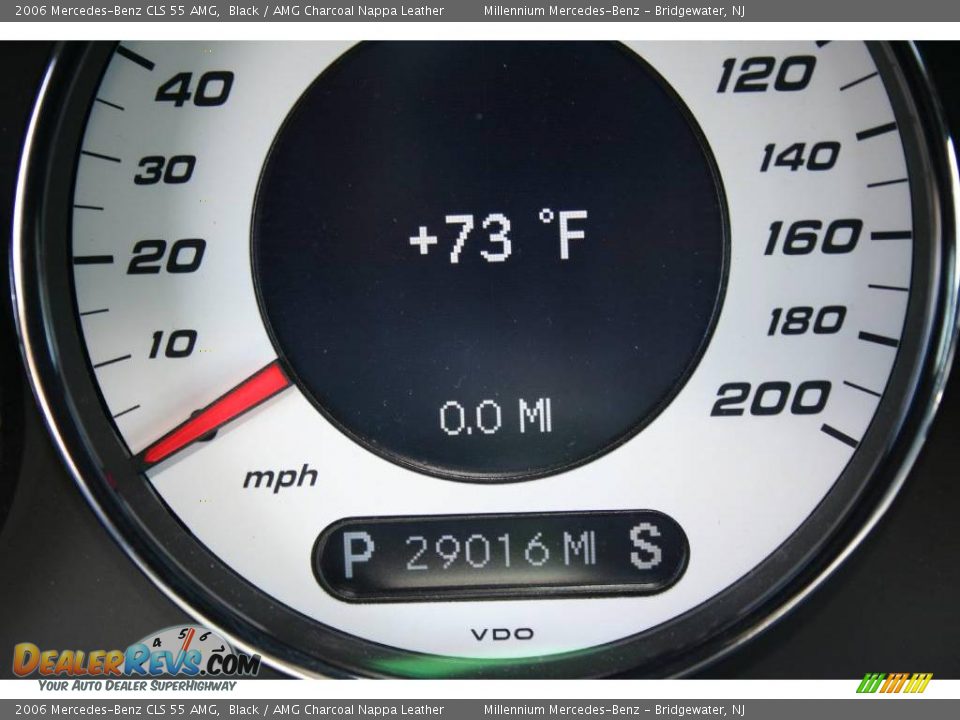 2006 Mercedes-Benz CLS 55 AMG Black / AMG Charcoal Nappa Leather Photo #15