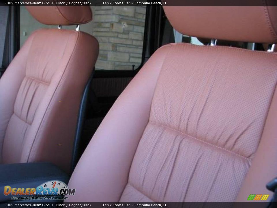 2009 Mercedes-Benz G 550 Black / Cognac/Black Photo #9
