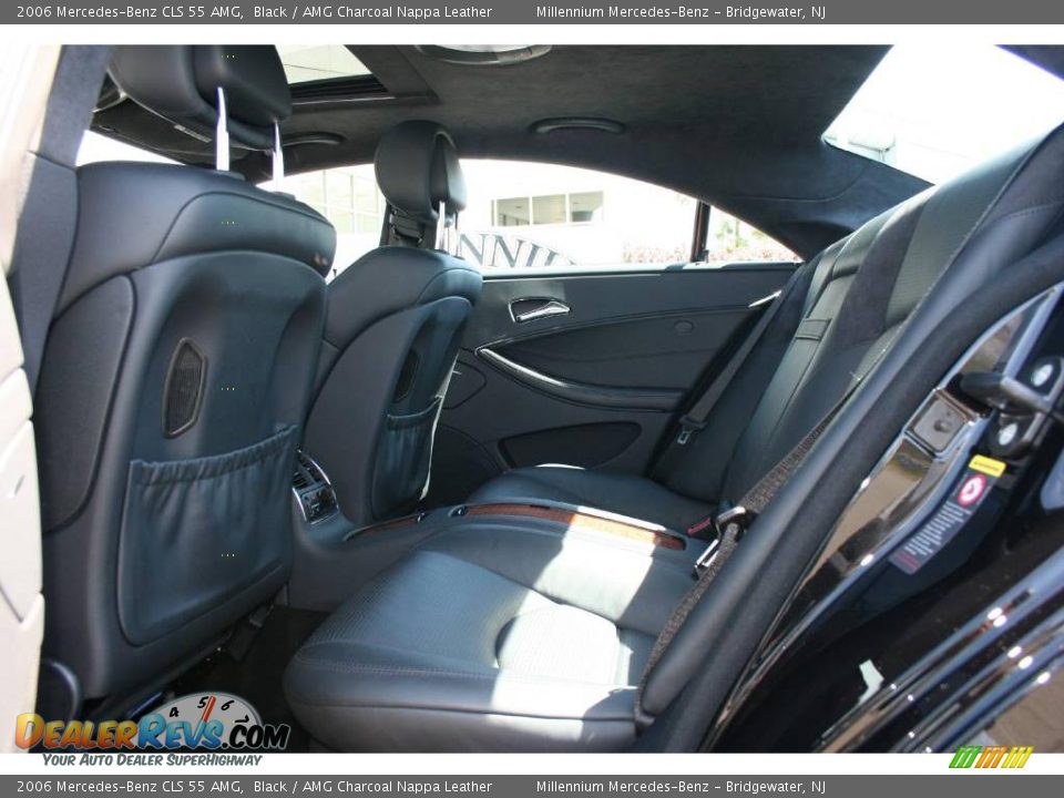 2006 Mercedes-Benz CLS 55 AMG Black / AMG Charcoal Nappa Leather Photo #20