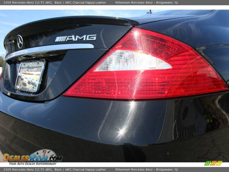 2006 Mercedes-Benz CLS 55 AMG Black / AMG Charcoal Nappa Leather Photo #22