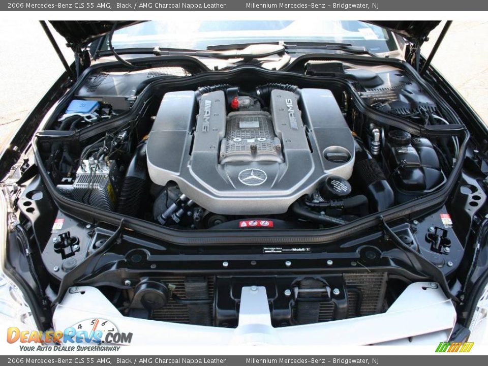 2006 Mercedes-Benz CLS 55 AMG Black / AMG Charcoal Nappa Leather Photo #23