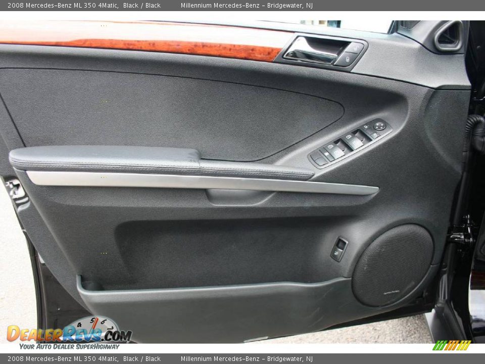 2008 Mercedes-Benz ML 350 4Matic Black / Black Photo #9