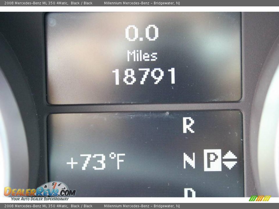 2008 Mercedes-Benz ML 350 4Matic Black / Black Photo #15