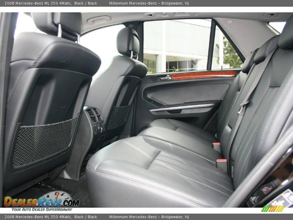 2008 Mercedes-Benz ML 350 4Matic Black / Black Photo #19