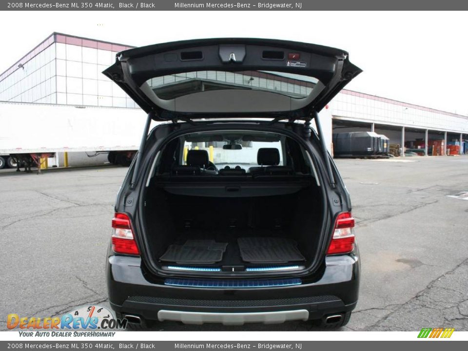 2008 Mercedes-Benz ML 350 4Matic Black / Black Photo #20