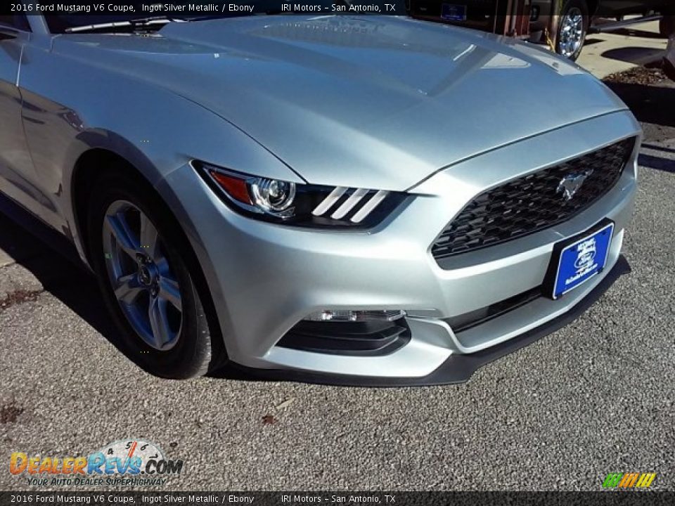 2016 Ford Mustang V6 Coupe Ingot Silver Metallic / Ebony Photo #3