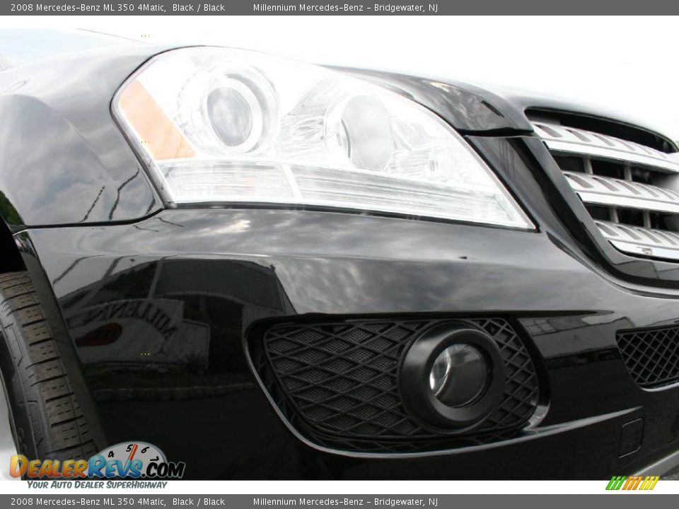 2008 Mercedes-Benz ML 350 4Matic Black / Black Photo #23