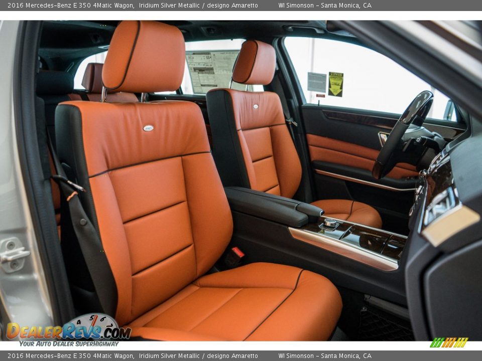 designo Amaretto Interior - 2016 Mercedes-Benz E 350 4Matic Wagon Photo #2