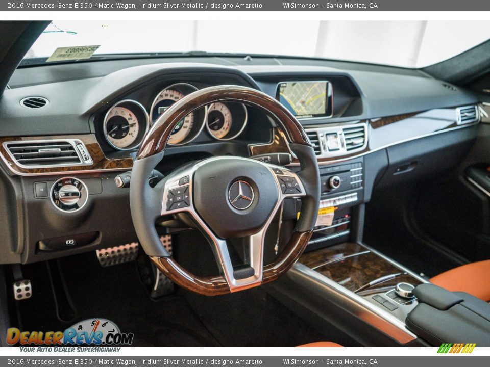Dashboard of 2016 Mercedes-Benz E 350 4Matic Wagon Photo #5
