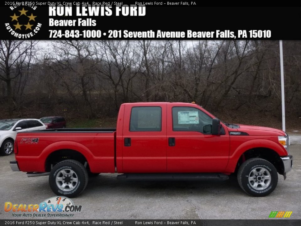 2016 Ford F250 Super Duty XL Crew Cab 4x4 Race Red / Steel Photo #1