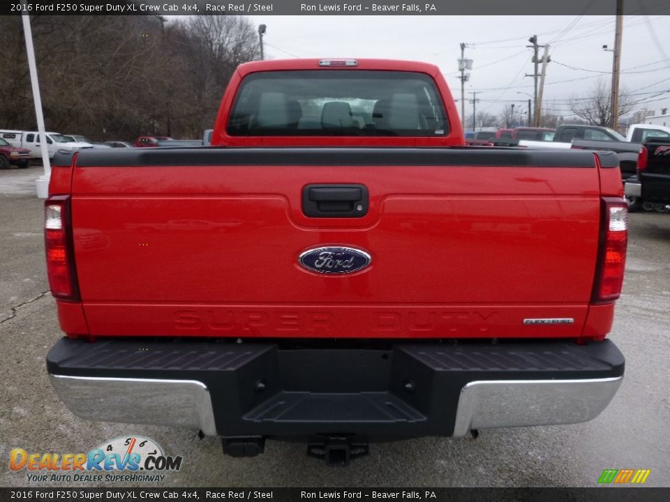 2016 Ford F250 Super Duty XL Crew Cab 4x4 Race Red / Steel Photo #5