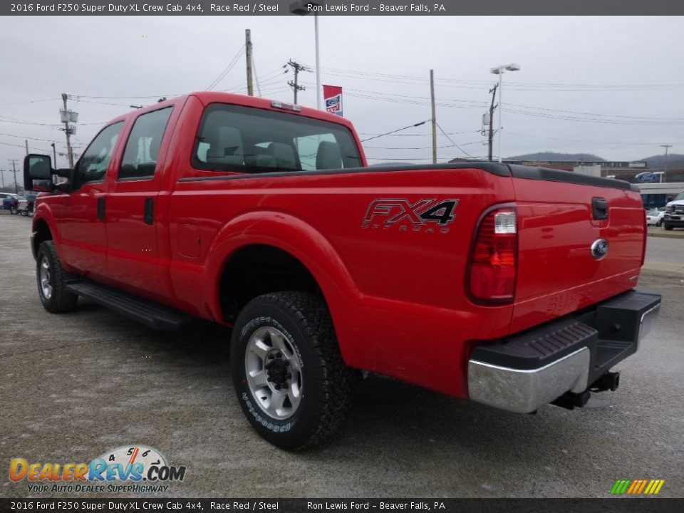 2016 Ford F250 Super Duty XL Crew Cab 4x4 Race Red / Steel Photo #7