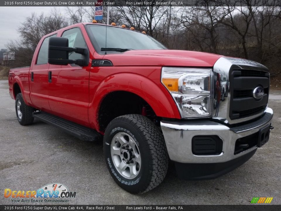 2016 Ford F250 Super Duty XL Crew Cab 4x4 Race Red / Steel Photo #11