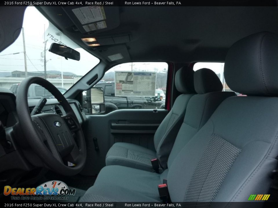 2016 Ford F250 Super Duty XL Crew Cab 4x4 Race Red / Steel Photo #13