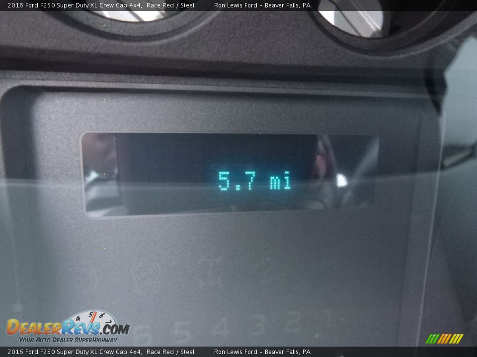 2016 Ford F250 Super Duty XL Crew Cab 4x4 Race Red / Steel Photo #20