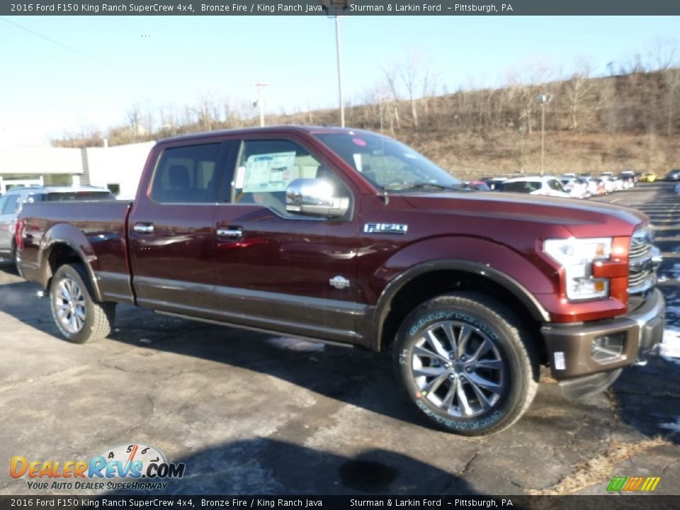 2016 Ford F150 King Ranch SuperCrew 4x4 Bronze Fire / King Ranch Java Photo #1