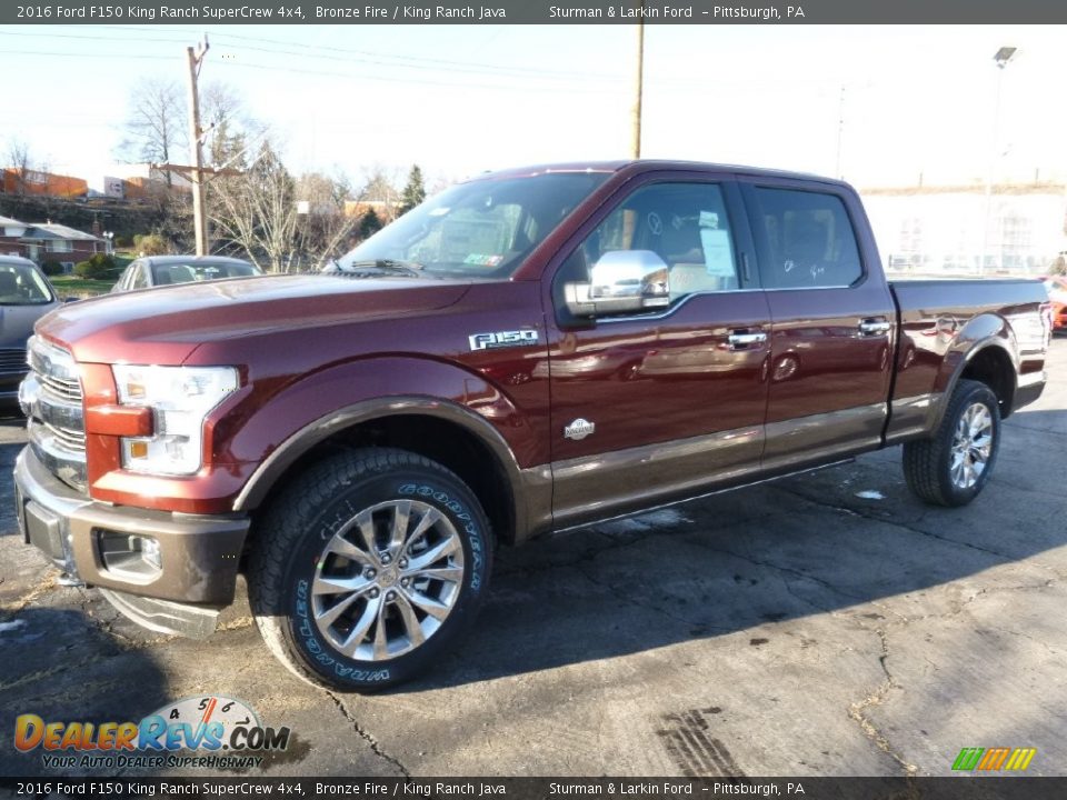 2016 Ford F150 King Ranch SuperCrew 4x4 Bronze Fire / King Ranch Java Photo #4