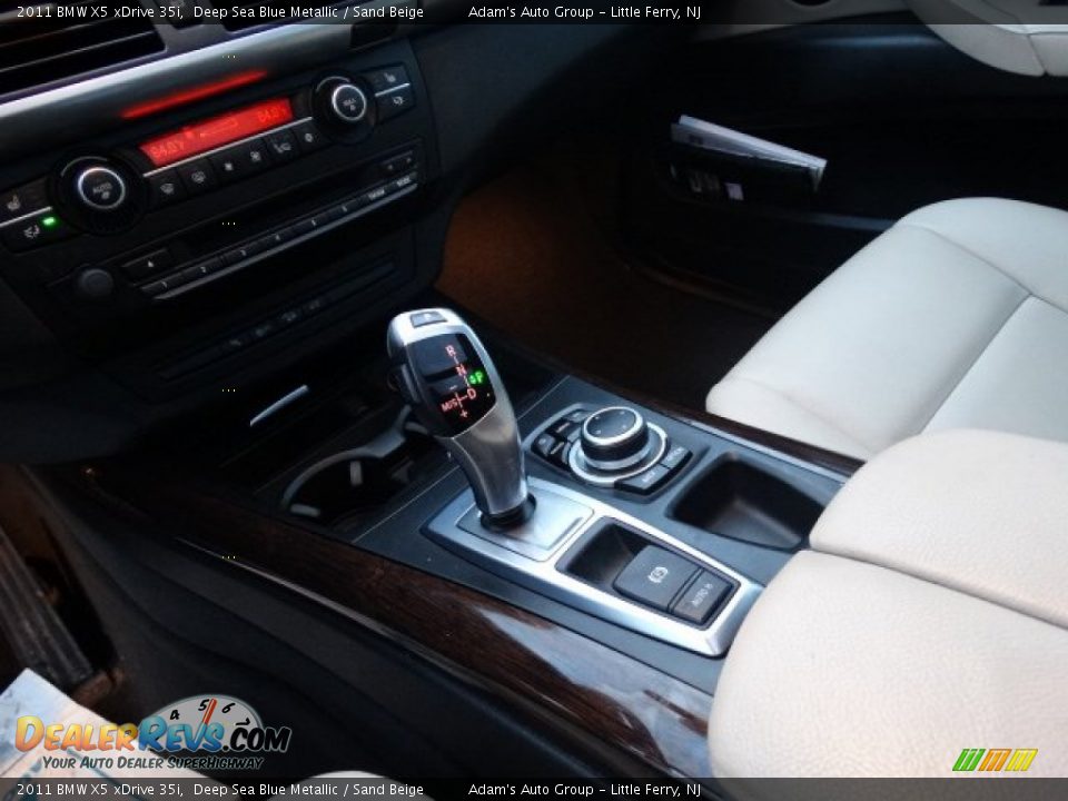 2011 BMW X5 xDrive 35i Deep Sea Blue Metallic / Sand Beige Photo #14