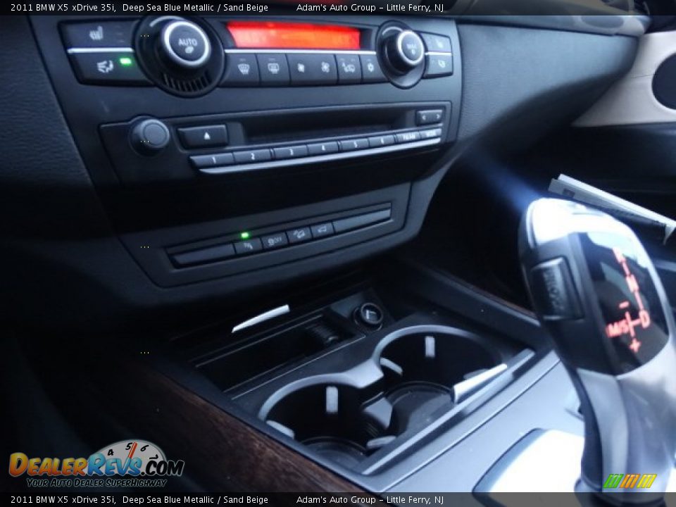 2011 BMW X5 xDrive 35i Deep Sea Blue Metallic / Sand Beige Photo #17