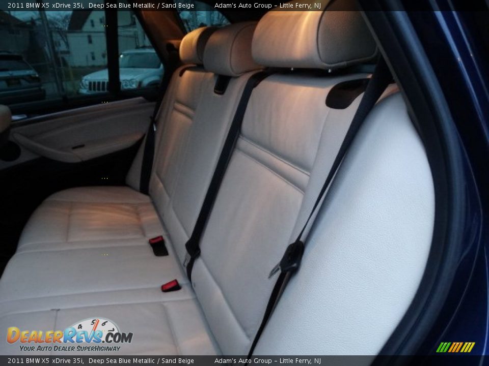 2011 BMW X5 xDrive 35i Deep Sea Blue Metallic / Sand Beige Photo #20