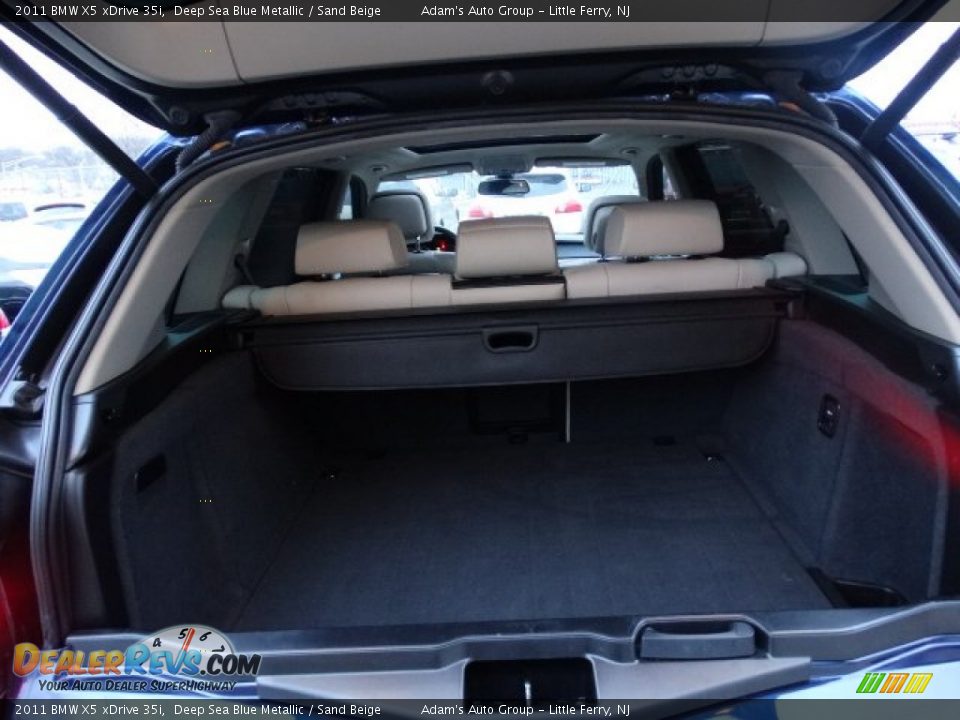 2011 BMW X5 xDrive 35i Deep Sea Blue Metallic / Sand Beige Photo #22