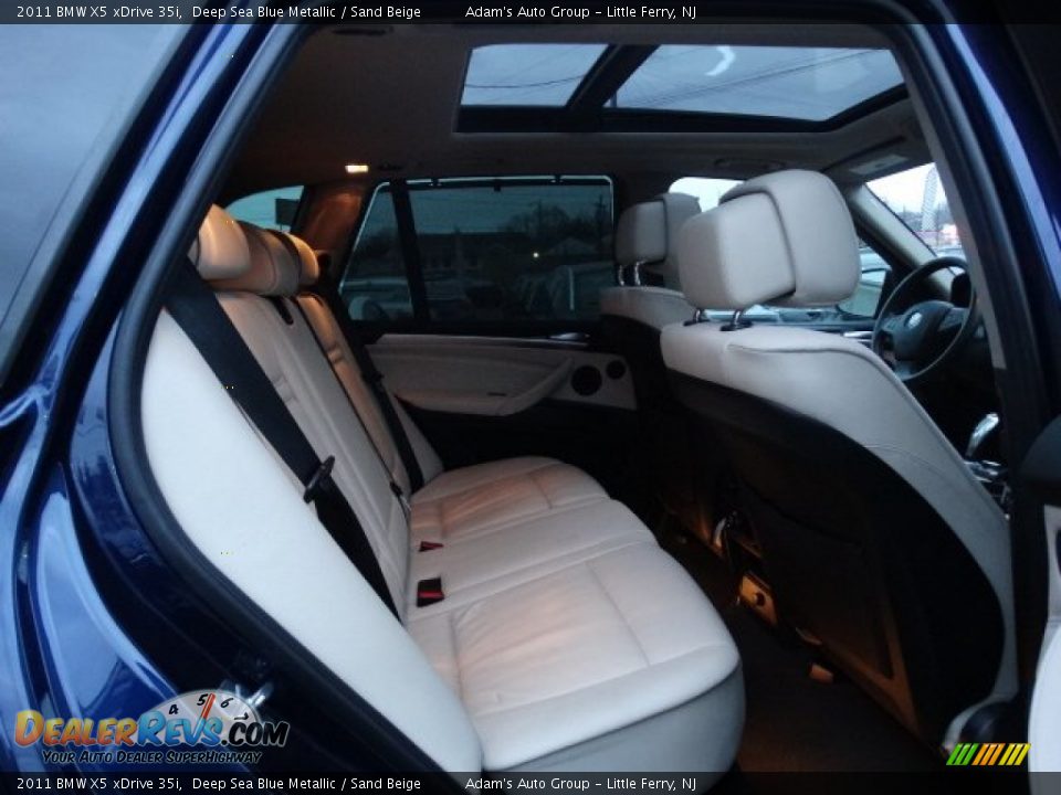 2011 BMW X5 xDrive 35i Deep Sea Blue Metallic / Sand Beige Photo #23