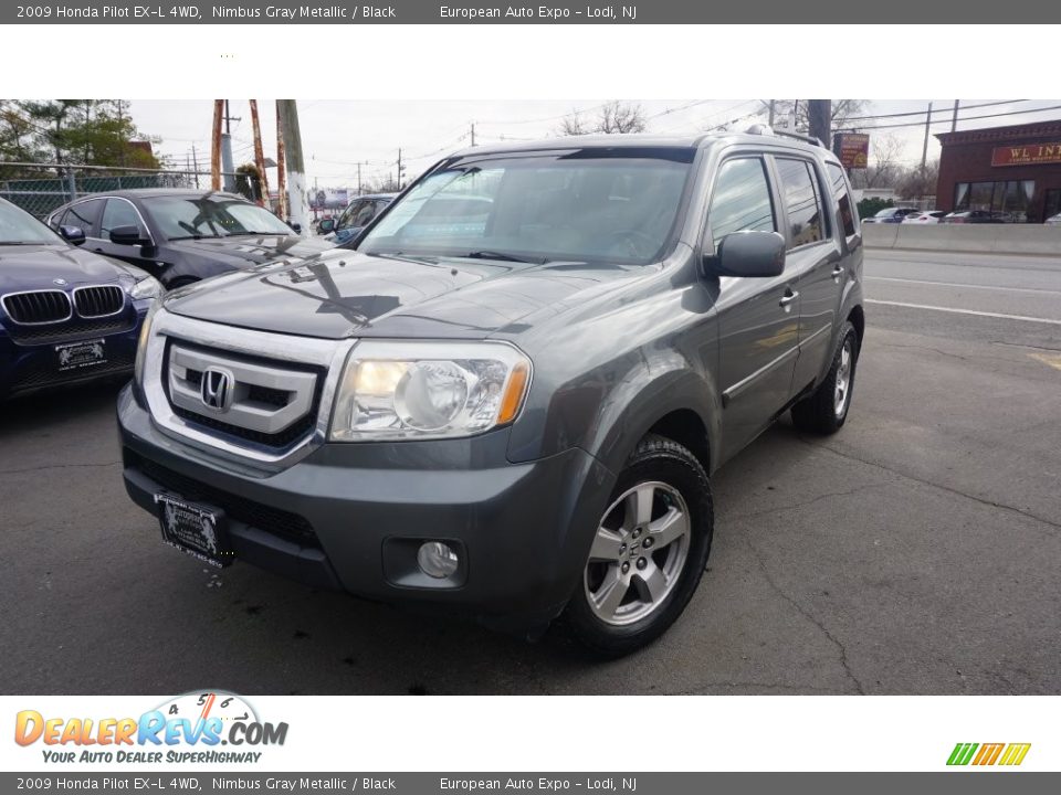 2009 Honda Pilot EX-L 4WD Nimbus Gray Metallic / Black Photo #1