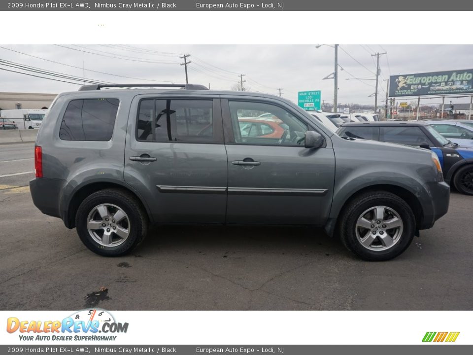 2009 Honda Pilot EX-L 4WD Nimbus Gray Metallic / Black Photo #5