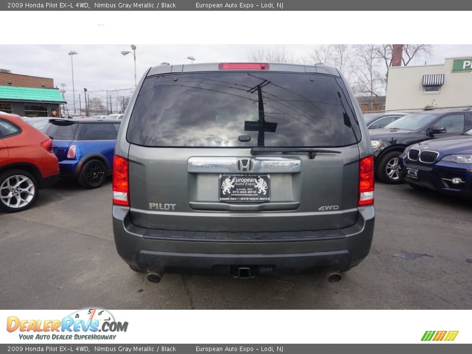 2009 Honda Pilot EX-L 4WD Nimbus Gray Metallic / Black Photo #7