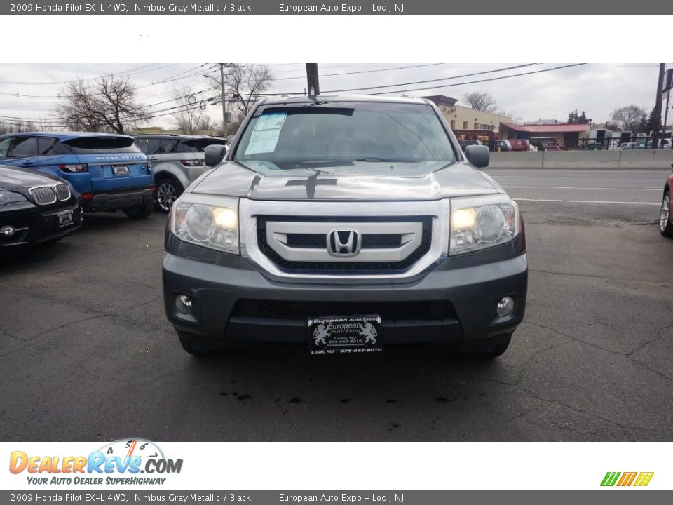 2009 Honda Pilot EX-L 4WD Nimbus Gray Metallic / Black Photo #8