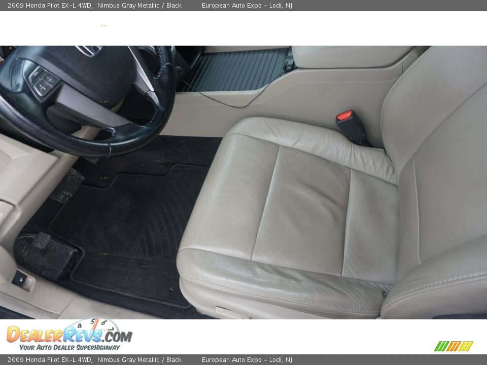 2009 Honda Pilot EX-L 4WD Nimbus Gray Metallic / Black Photo #9