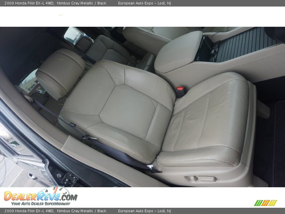 2009 Honda Pilot EX-L 4WD Nimbus Gray Metallic / Black Photo #11
