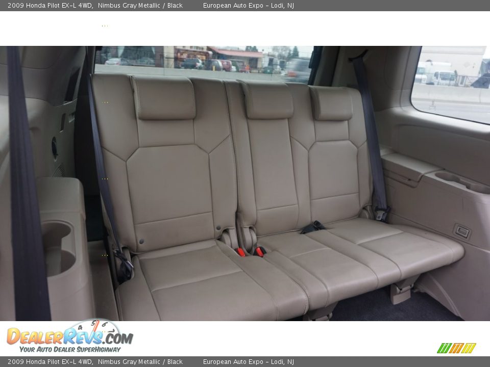 2009 Honda Pilot EX-L 4WD Nimbus Gray Metallic / Black Photo #14