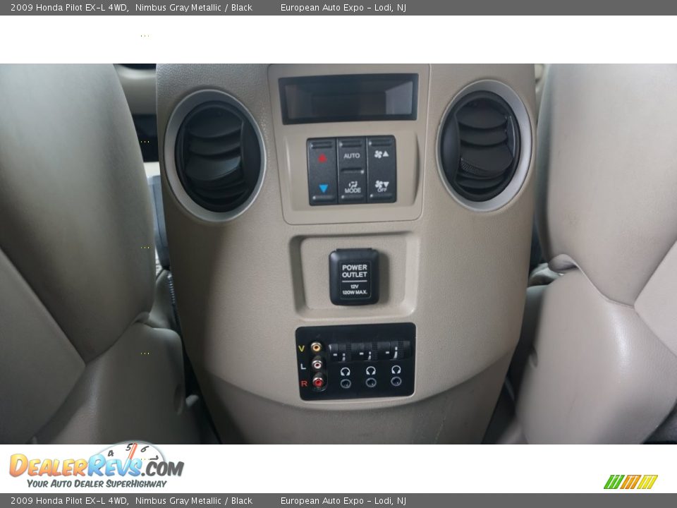 2009 Honda Pilot EX-L 4WD Nimbus Gray Metallic / Black Photo #17