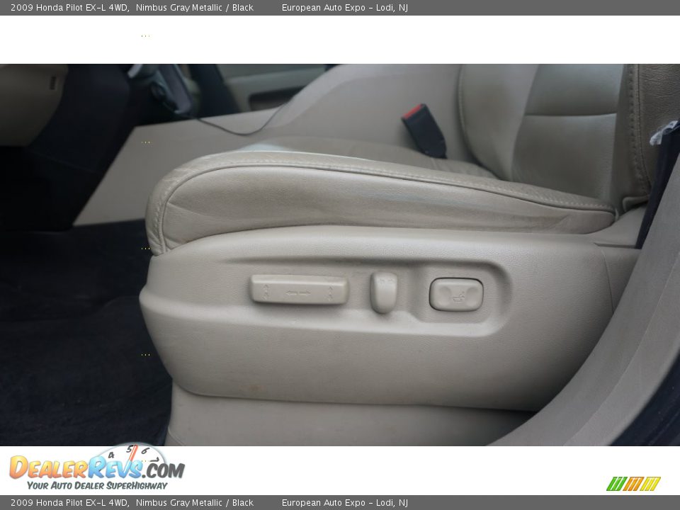2009 Honda Pilot EX-L 4WD Nimbus Gray Metallic / Black Photo #21