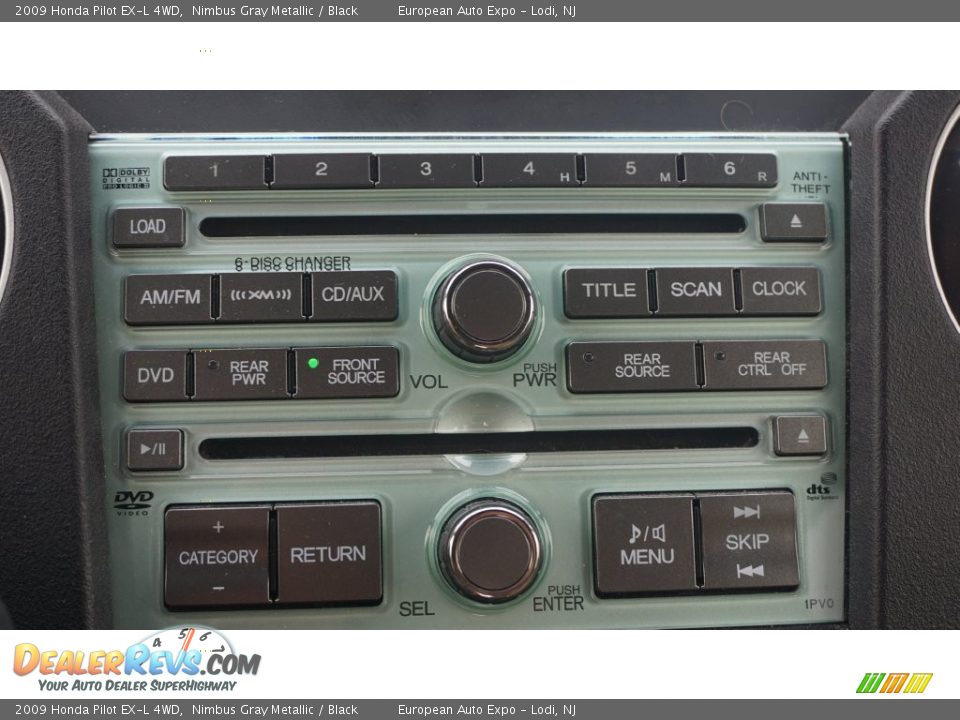 2009 Honda Pilot EX-L 4WD Nimbus Gray Metallic / Black Photo #28