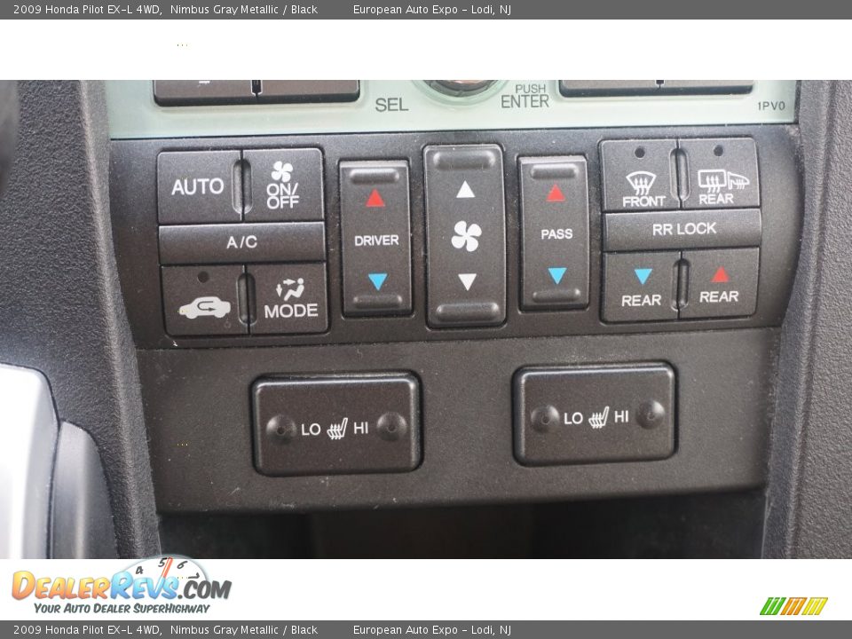 2009 Honda Pilot EX-L 4WD Nimbus Gray Metallic / Black Photo #29