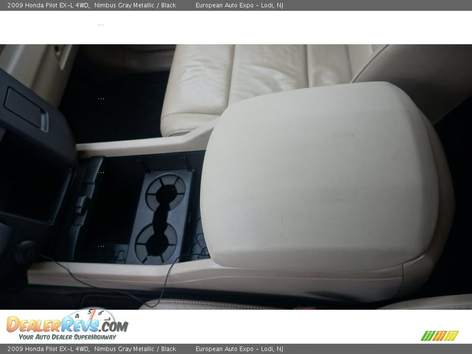 2009 Honda Pilot EX-L 4WD Nimbus Gray Metallic / Black Photo #31