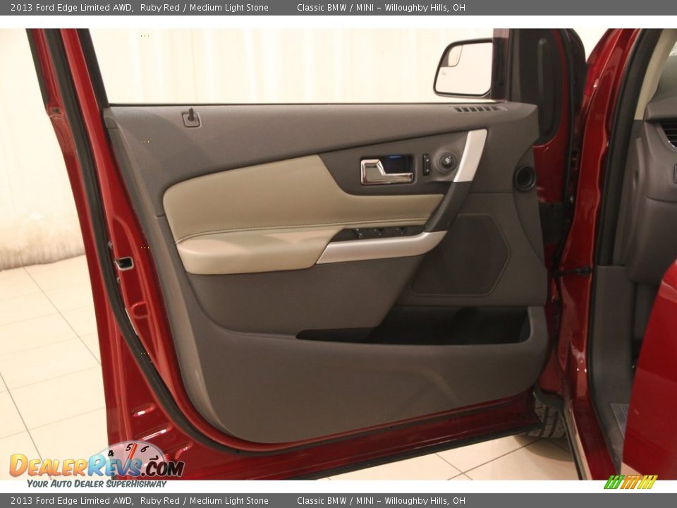 2013 Ford Edge Limited AWD Ruby Red / Medium Light Stone Photo #4