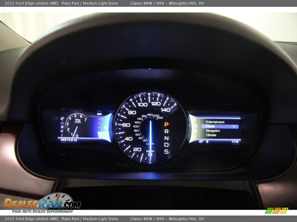 2013 Ford Edge Limited AWD Ruby Red / Medium Light Stone Photo #7