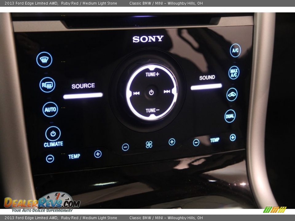 2013 Ford Edge Limited AWD Ruby Red / Medium Light Stone Photo #9